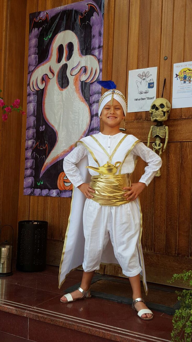 Best ideas about DIY Aladdin Costume
. Save or Pin DIY Aladdin Prince Ali costume for my 5yo daughter Now.