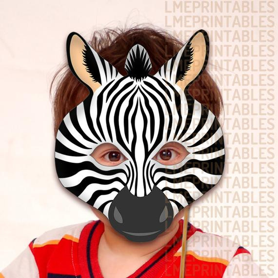 Best ideas about DIY Animal Mask
. Save or Pin Zebra Printable Mask DIY Safari Jungle Black Animals Masks Now.