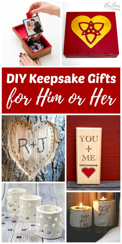 Best ideas about DIY Anniversary Gifts For Her
. Save or Pin DIY Keepsake Gifts for Him or Her Rhythms of Play Now.