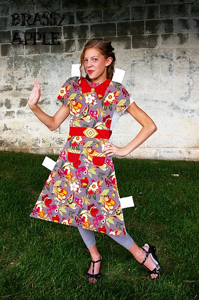 Best ideas about DIY Apple Costume
. Save or Pin DIY girls Halloween Costume – paper doll Now.