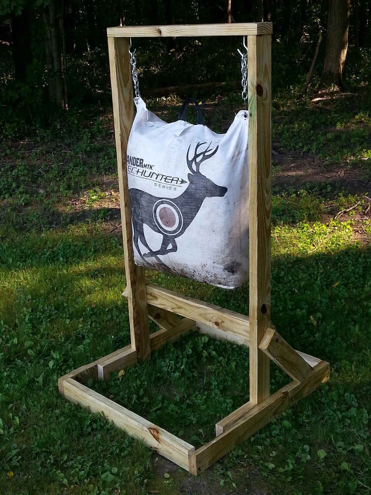 Best ideas about DIY Archery Target Stand
. Save or Pin DIY Bow tar stand 4 8 2x4s and clear coat Now.