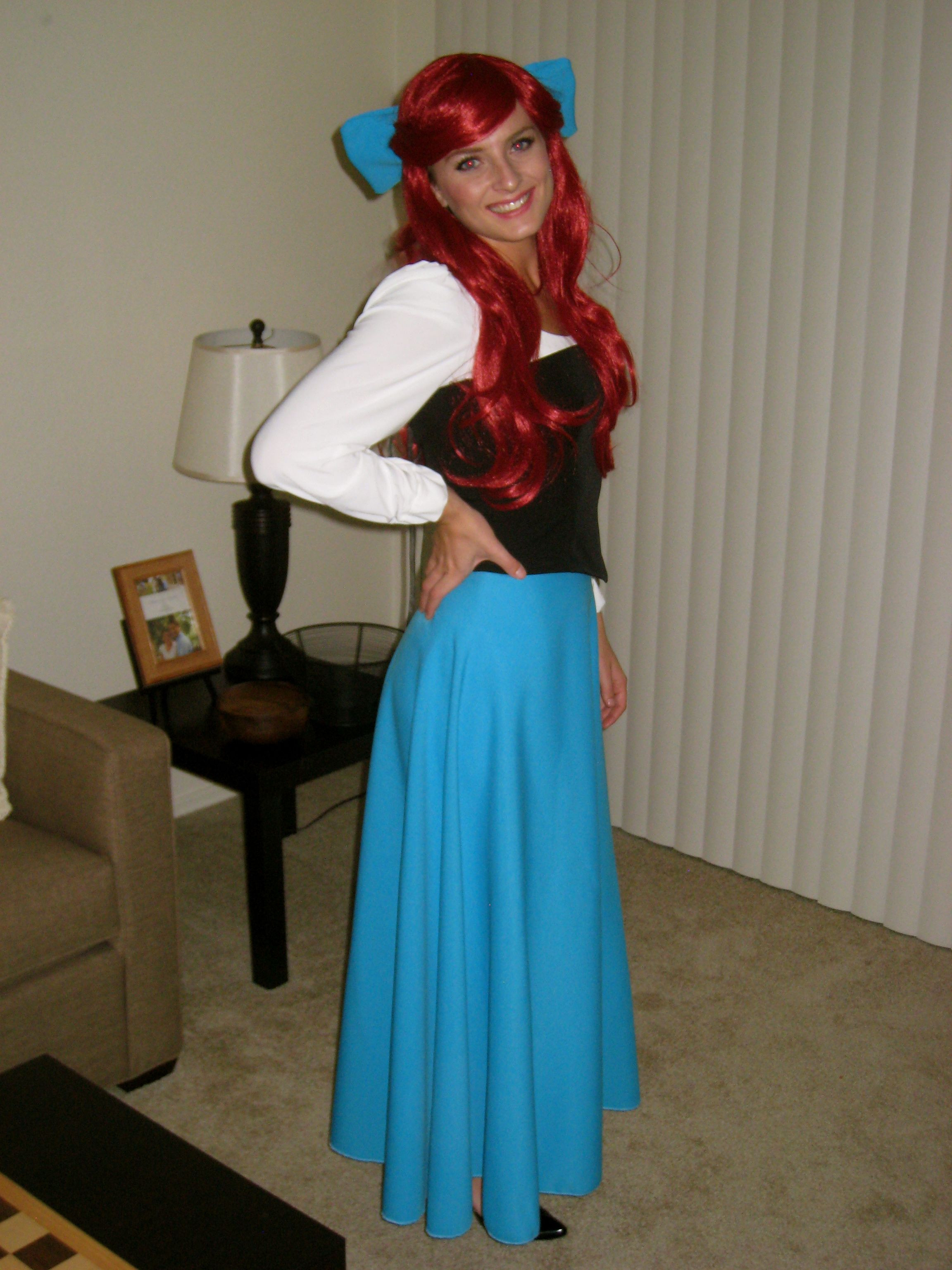 Best ideas about DIY Ariel Costume
. Save or Pin Ariel Costume her date costume so cute too Now.