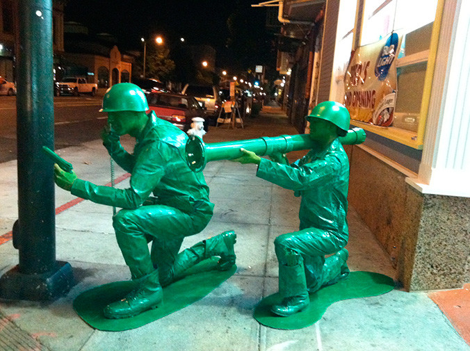 Best ideas about DIY Army Man Costume
. Save or Pin Guy And His Girlfriend Dress As Plastic Army Men For Halloween Now.