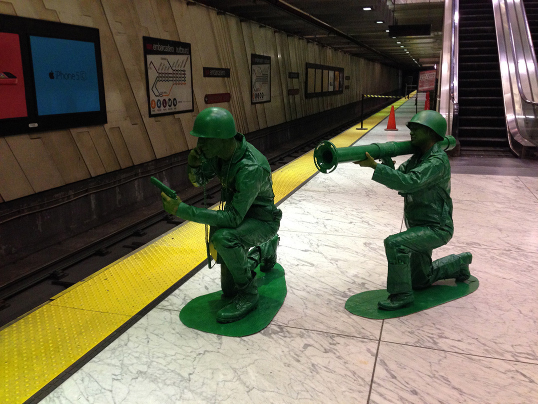 Best ideas about DIY Army Man Costume
. Save or Pin Guy And His Girlfriend Dress As Plastic Army Men For Halloween Now.