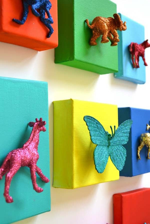 Best ideas about DIY Art Projects For Kids
. Save or Pin Top 28 Most Adorable DIY Wall Art Projects For Kids Room Now.