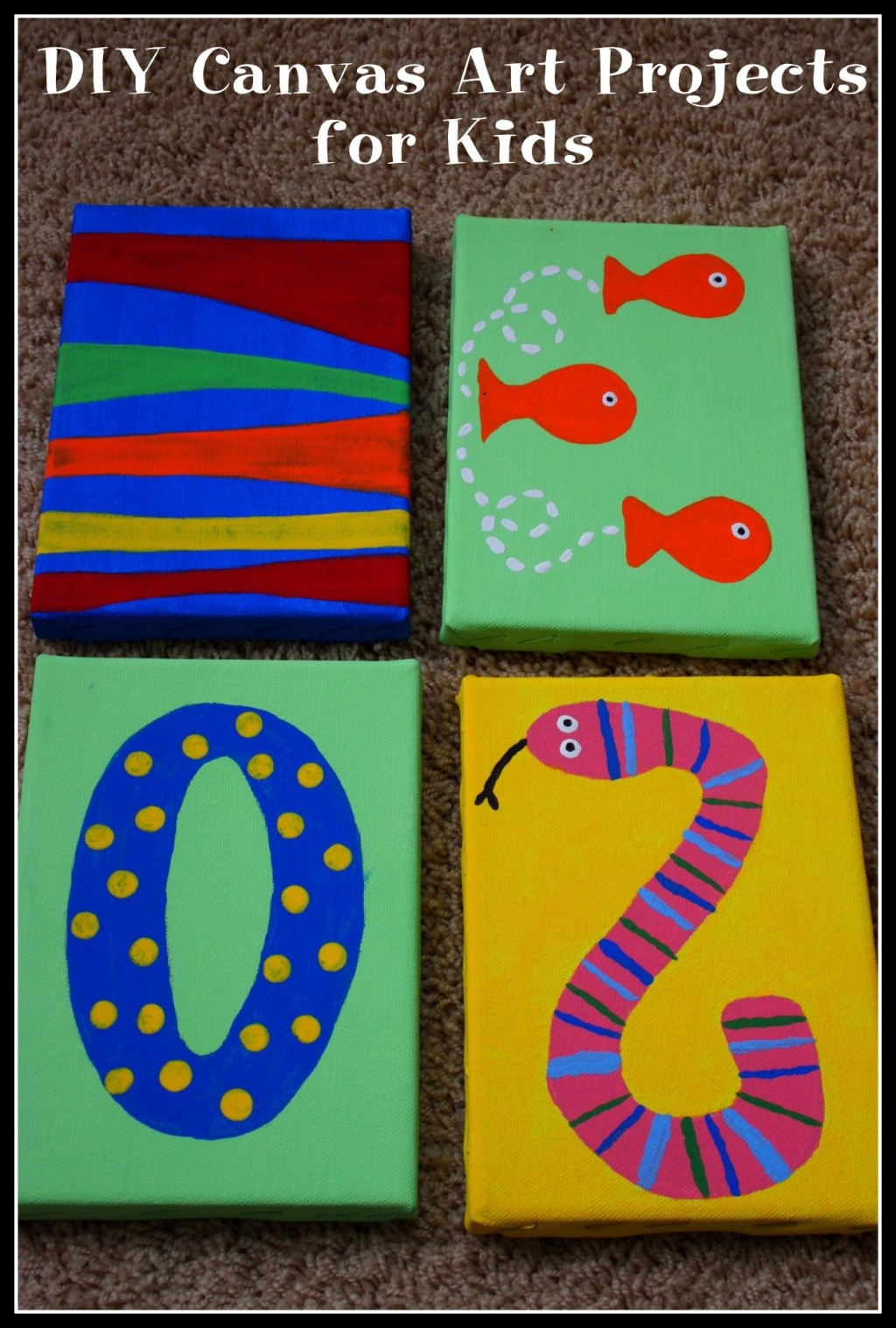 Best ideas about DIY Art Projects For Kids
. Save or Pin DIY Canvas Art Projects for Kids Now.