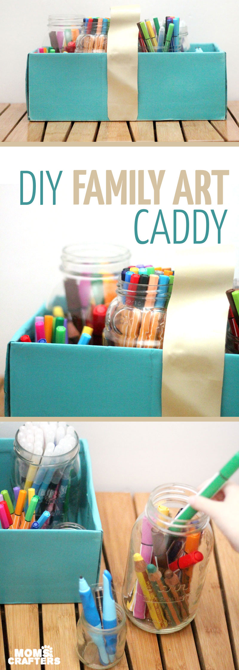 Best ideas about DIY Art Supply Organizer
. Save or Pin DIY Marker Storage Caddy a Portable Family Art Station Now.