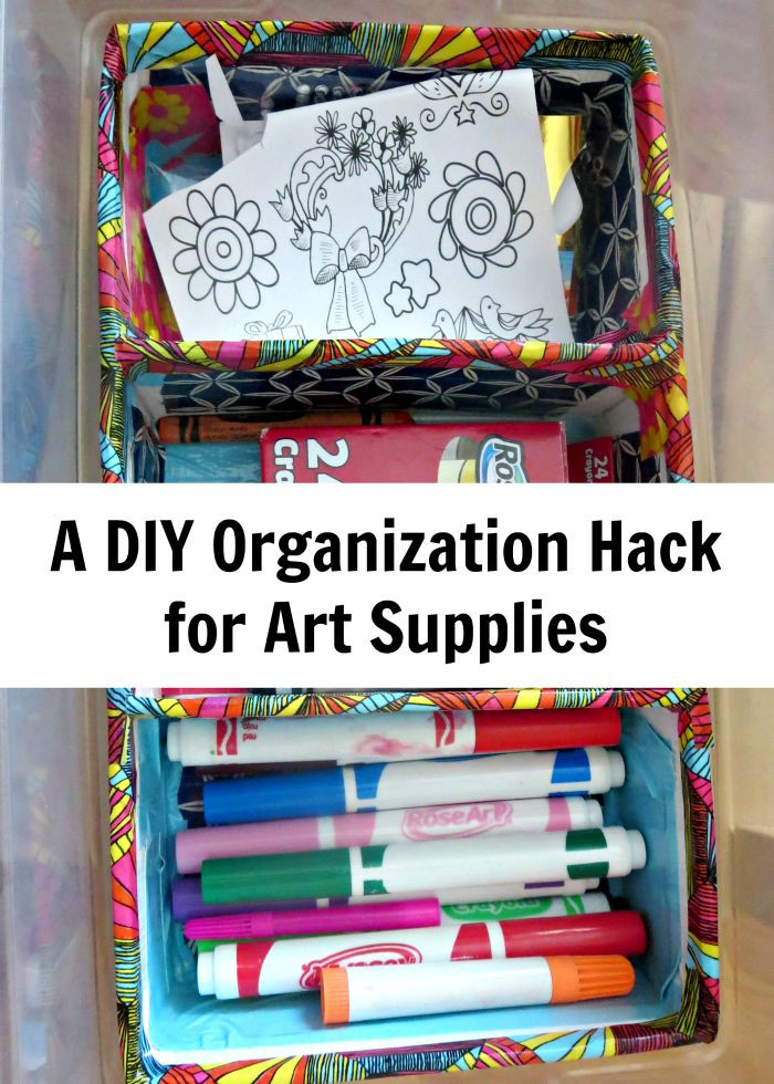 Best ideas about DIY Art Supply Organizer
. Save or Pin A DIY Hack Organizing Art Supplies Planet Smarty Pants Now.