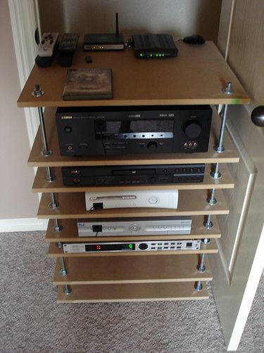 Best ideas about DIY Av Rack
. Save or Pin DIY AV rack AV Networking closet Pinterest Now.