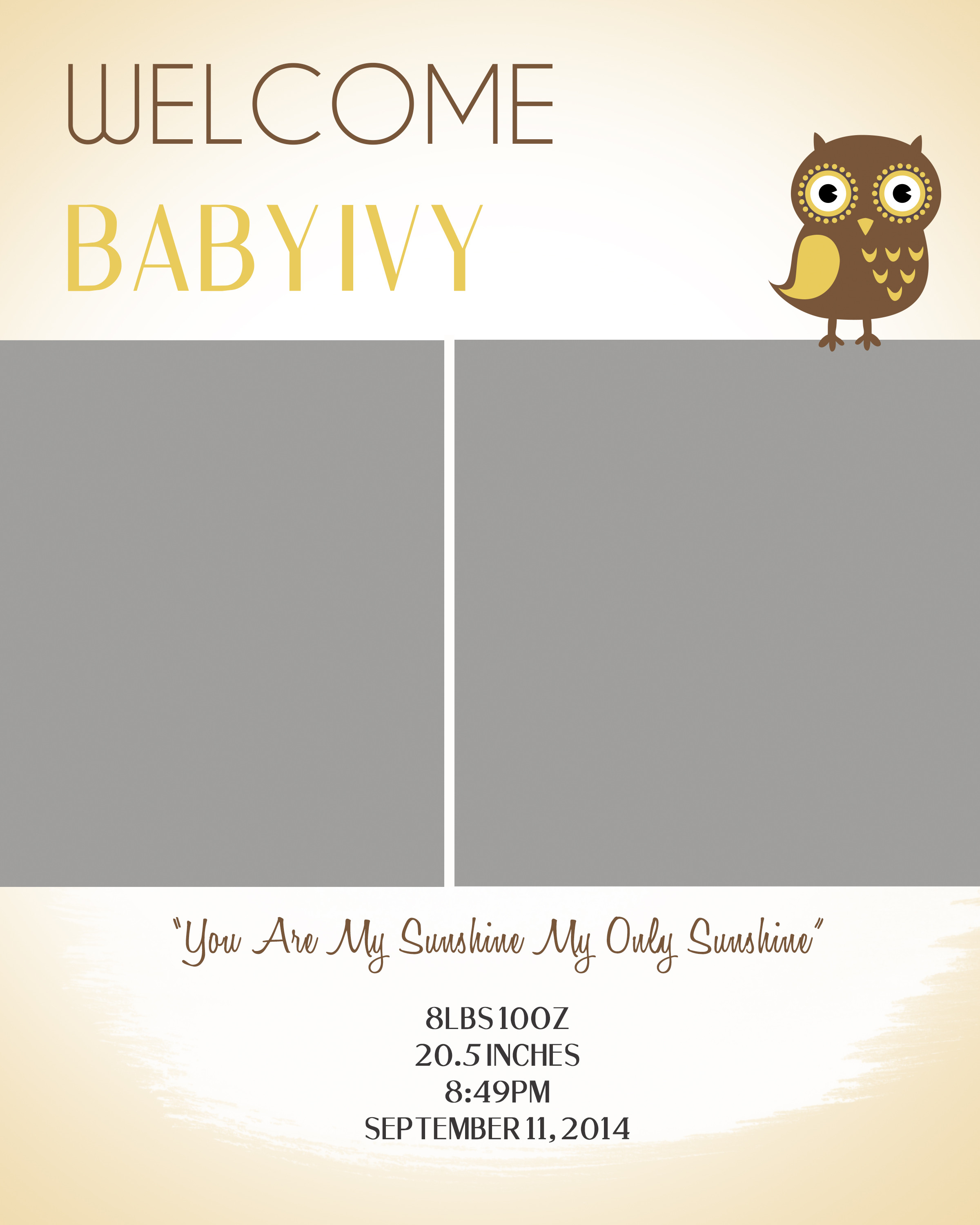 Best ideas about DIY Baby Announcements
. Save or Pin DIY Baby Announcement Template Free PSD Download The Now.