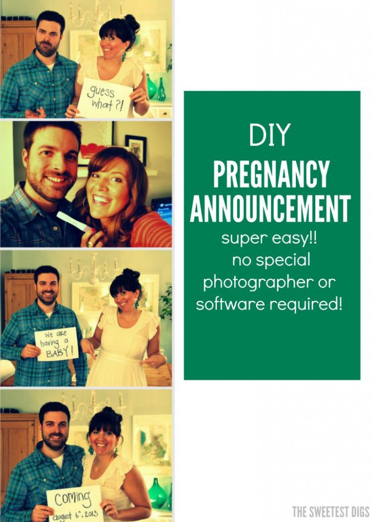 Best ideas about DIY Baby Announcements
. Save or Pin pregnancy announcement ideas how to DIY a photostrip Now.