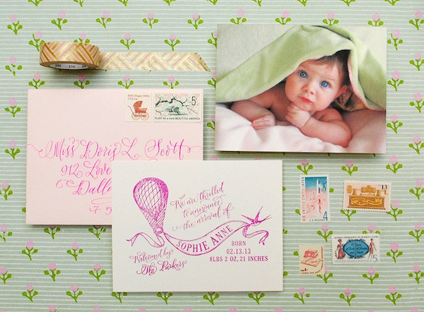 Best ideas about DIY Baby Announcements
. Save or Pin DIY Tutorial Hot Air Balloon Birth Announcement Now.