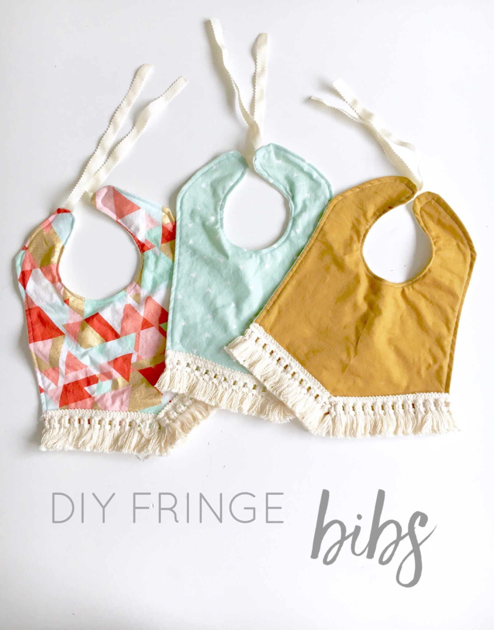 Best ideas about DIY Baby Bib
. Save or Pin DIY Fringe Bibs Life on Waller Now.
