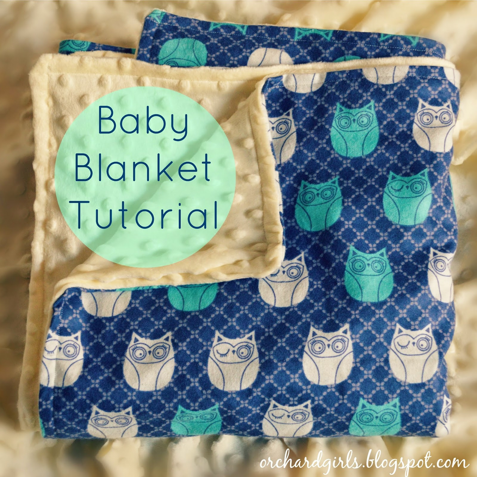 Best ideas about DIY Baby Blanket
. Save or Pin Orchard Girls Super easy DIY Baby Blanket Tutorial with Now.