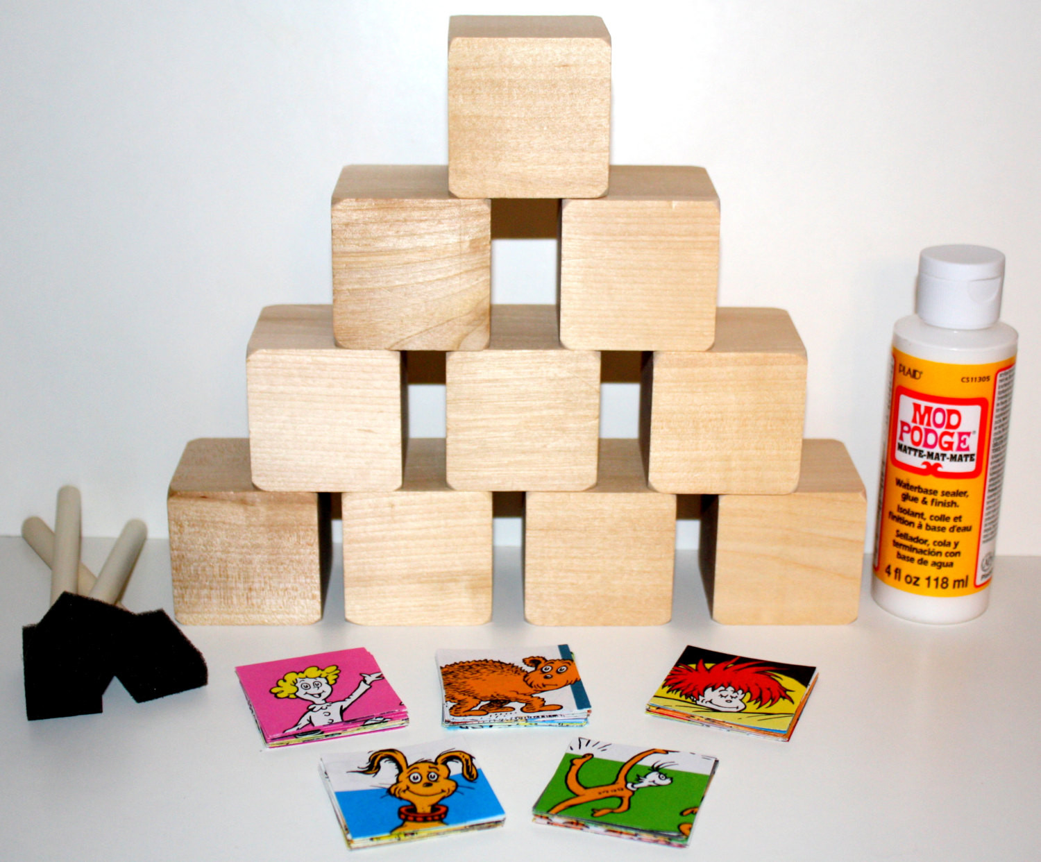 Best ideas about DIY Baby Blocks
. Save or Pin Dr Seuss Hop Pop DIY Baby Block Kit Baby Shower Craft Now.