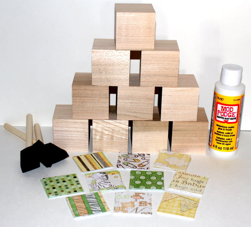 Best ideas about DIY Baby Blocks
. Save or Pin Baby Boy DIY Baby Block Kit Baby Shower Craft Now.