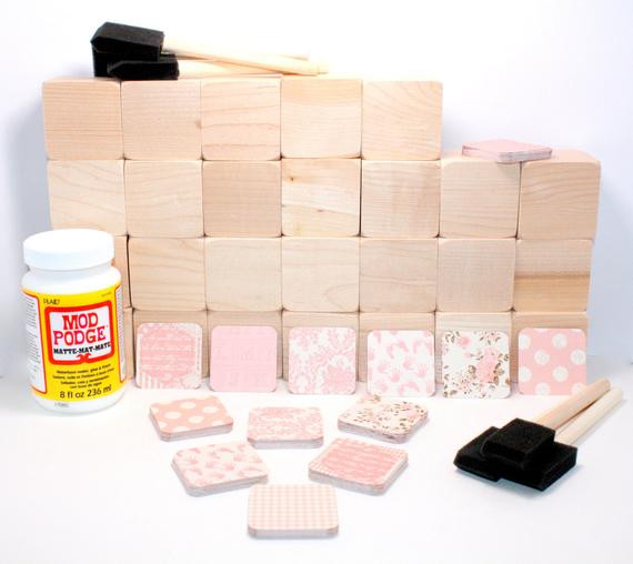 Best ideas about DIY Baby Blocks
. Save or Pin Baby Shower Craft Shabby Chic Baby Blocks DIY Wood Block Now.