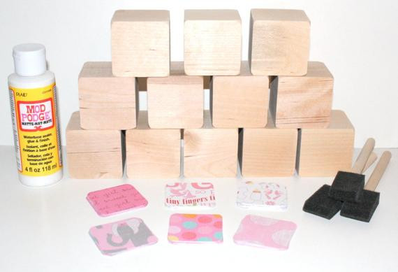 Best ideas about DIY Baby Blocks
. Save or Pin DIY Wood Baby Blocks Baby Shower Craft Baby Girl 2 Inch Now.