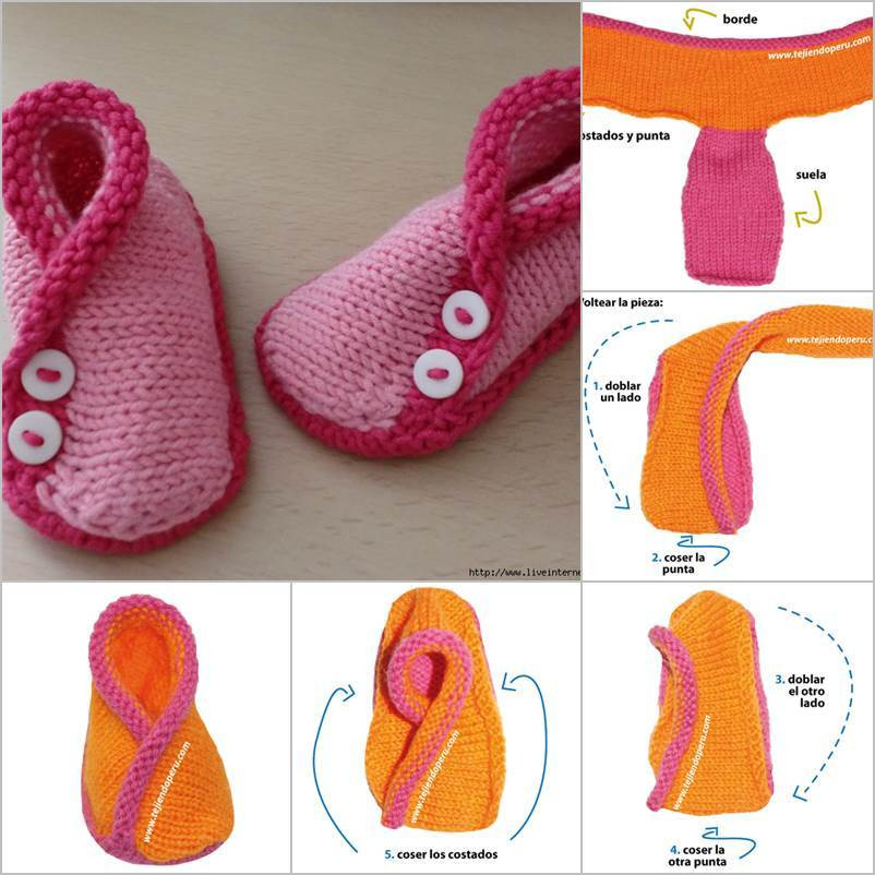 Best ideas about DIY Baby Booties
. Save or Pin DIY Adorable Knitted Baby Booties Now.