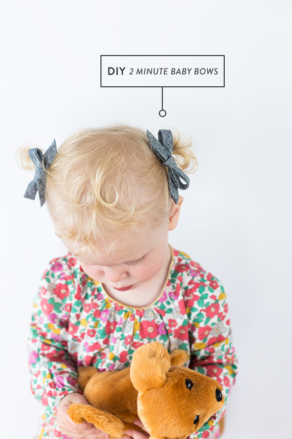 Best ideas about DIY Baby Bow
. Save or Pin DIY No Sew Baby Bow from Bias Tape in 2 Minutes Say Yes Now.