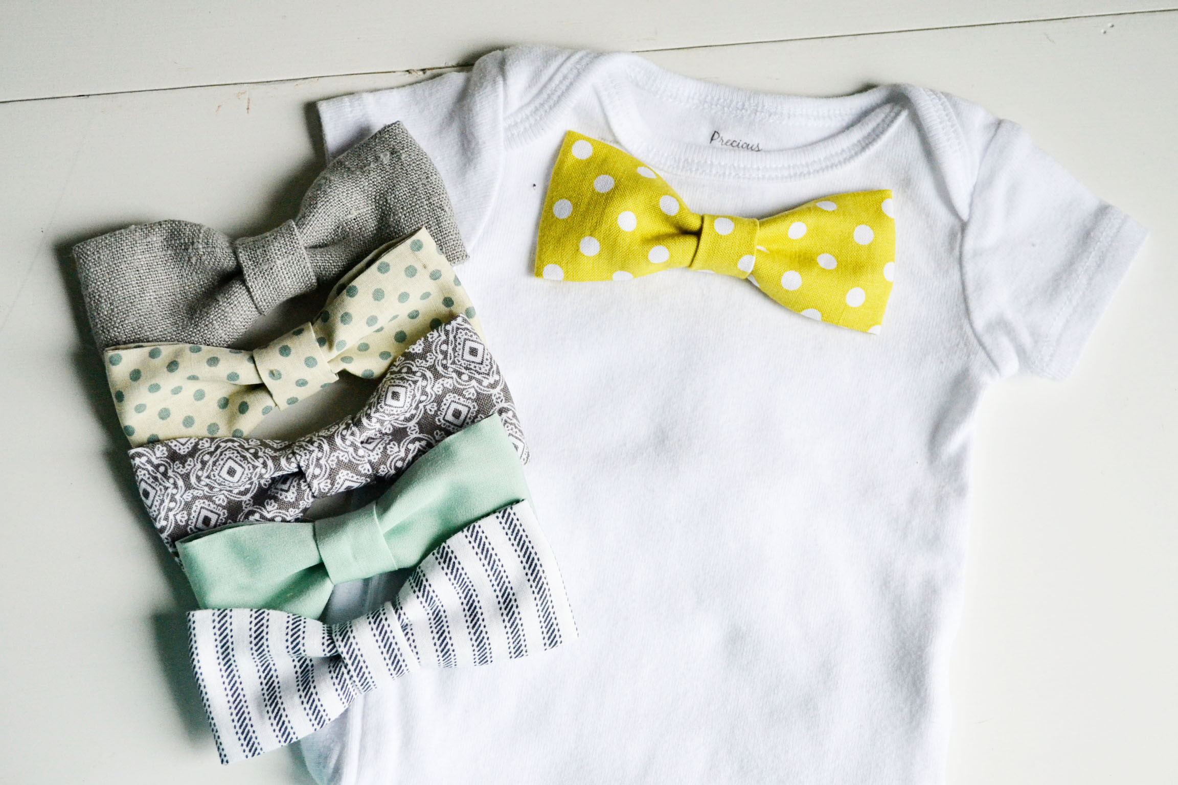 Best ideas about DIY Baby Bow Tie
. Save or Pin bow tie onesie Now.