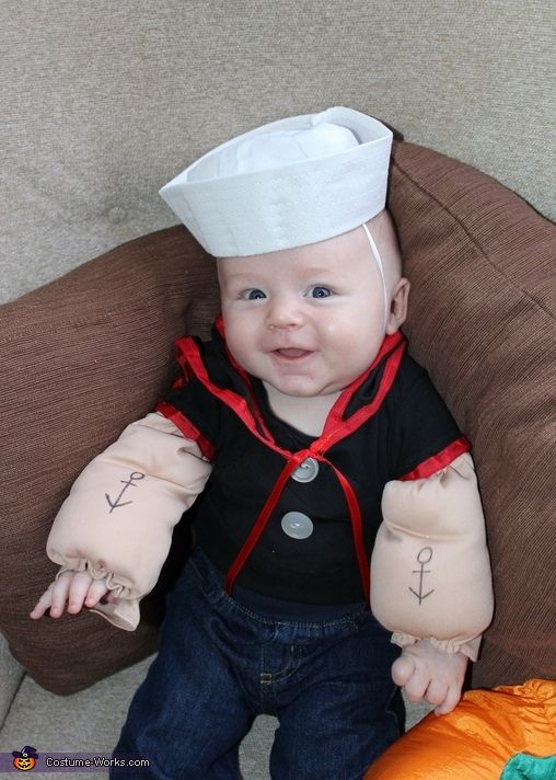 Best ideas about DIY Baby Boy Halloween Costumes
. Save or Pin Baby Popeye Halloween Costume Contest at Costume Works Now.