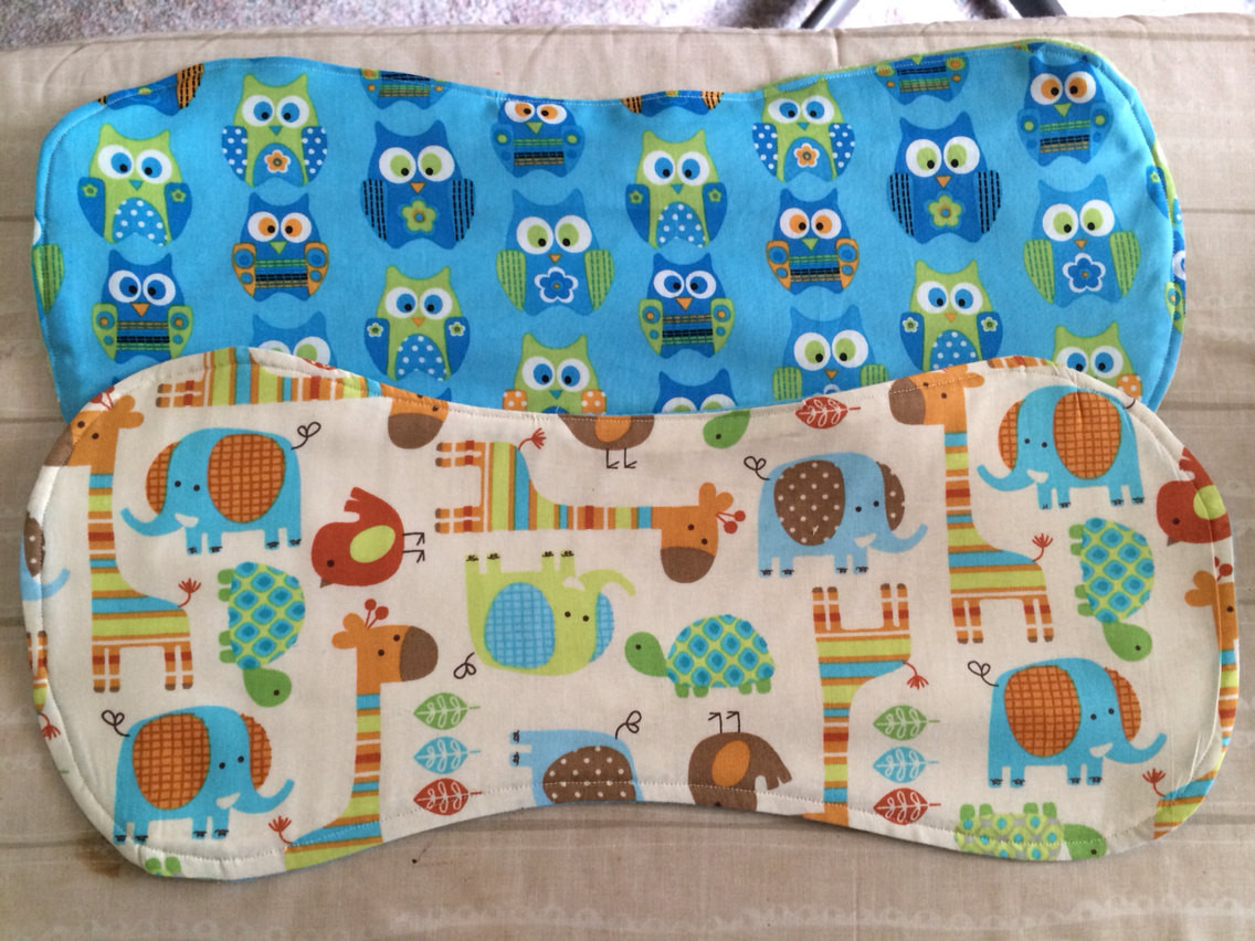 Best ideas about DIY Baby Burp Cloth
. Save or Pin 3 Homemade Baby Burp Cloths by MKShomemadeBabyBlank on Etsy Now.