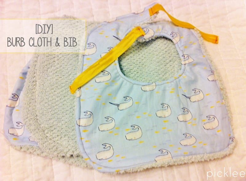 Best ideas about DIY Baby Burp Cloth
. Save or Pin DIY Baby Bib & Burp Cloth [tutorial] Picklee Now.