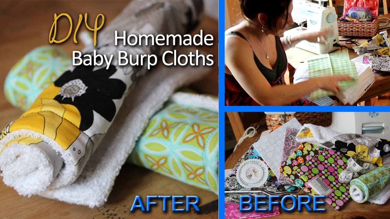 Best ideas about DIY Baby Burp Cloths
. Save or Pin TUTORIAL Homemade Baby Burp Cloths Now.