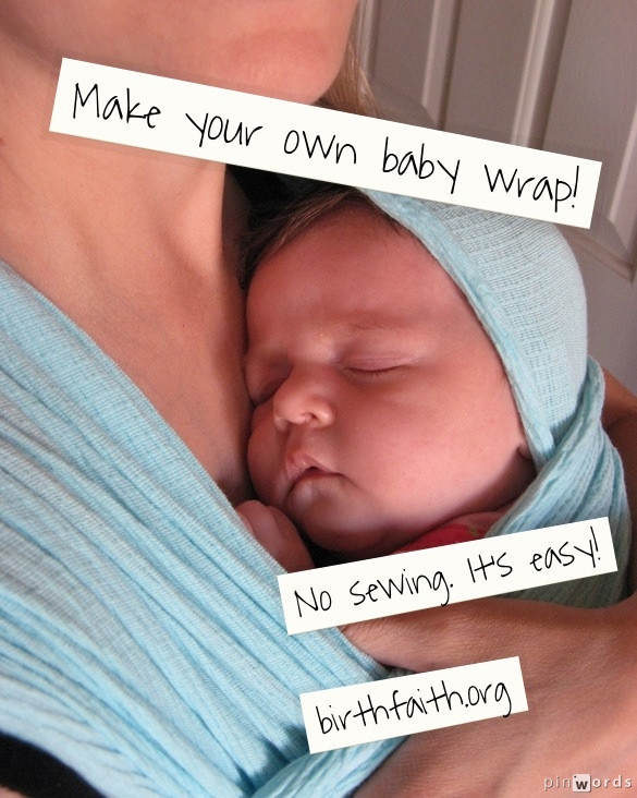 Best ideas about DIY Baby Carrier Wrap
. Save or Pin No sew baby wrap instructions Now.