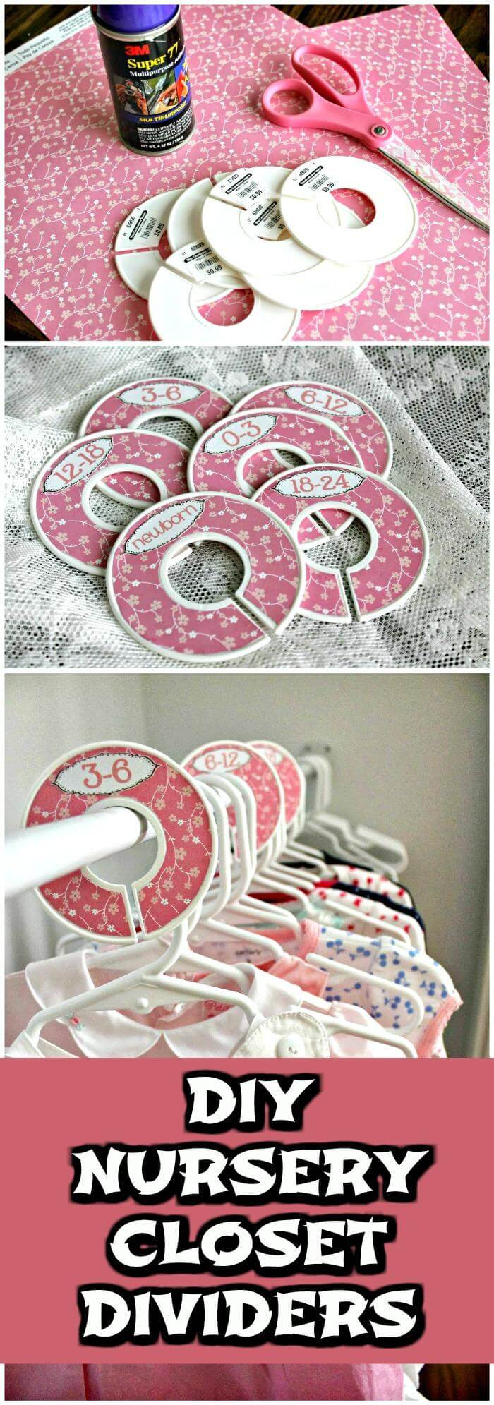 Best ideas about DIY Baby Closet Dividers
. Save or Pin 20 Easy DIY Baby Closet Dividers To Organize Baby Clothes Now.