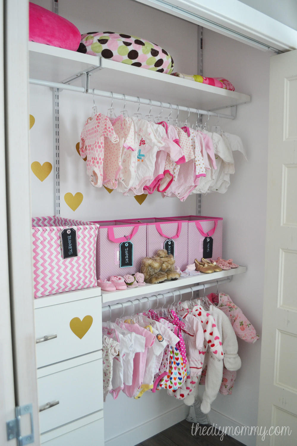 Best ideas about DIY Baby Closet
. Save or Pin An Organized Baby Closet with ClosetMaid ShelfTrack Elite Now.