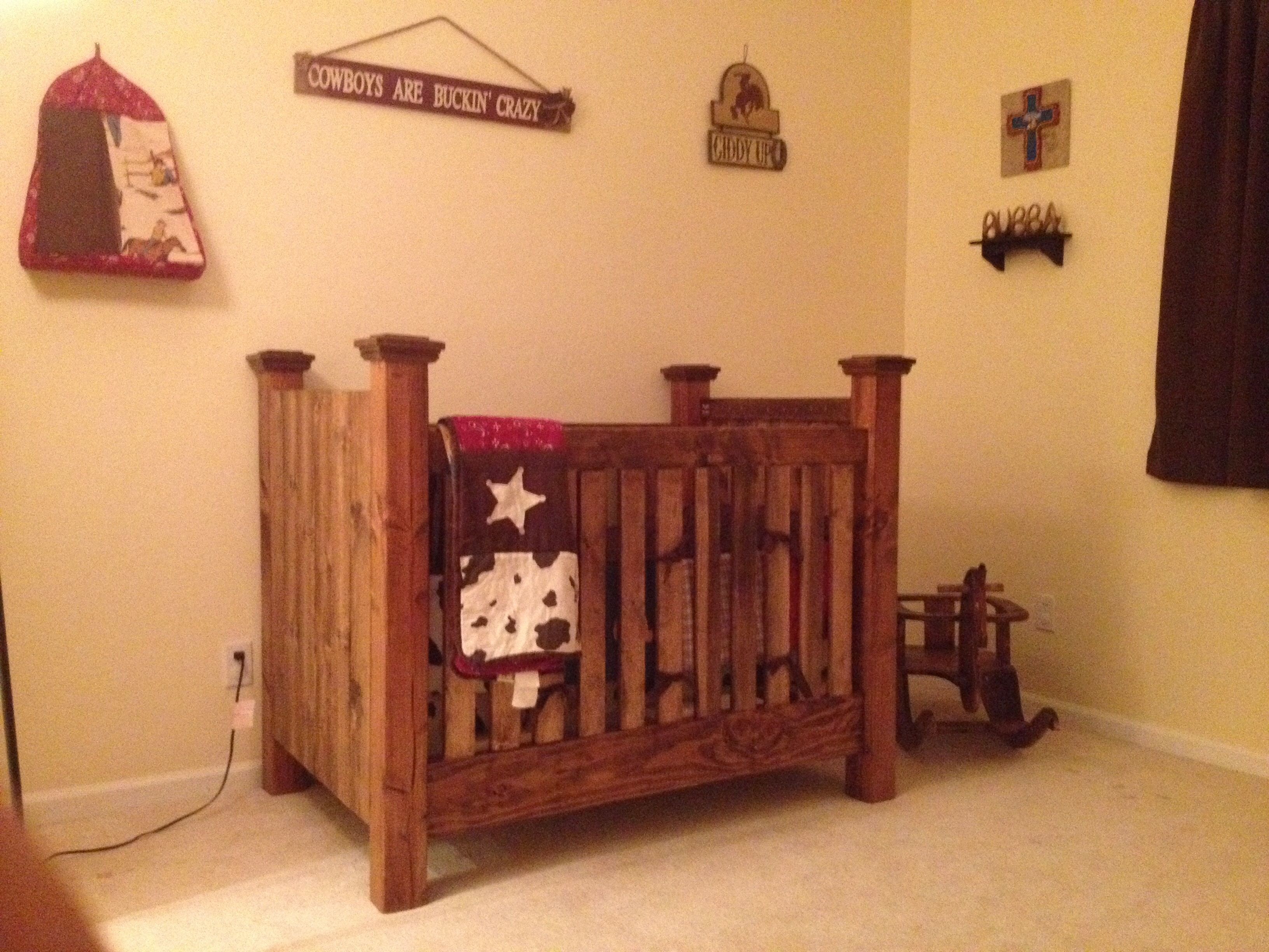 Best ideas about DIY Baby Cradle
. Save or Pin My homemade western baby crib Wood Crafts Now.