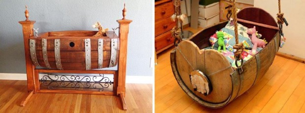 Best ideas about DIY Baby Cradle
. Save or Pin ne barrels into baby cradles 620x231 Now.