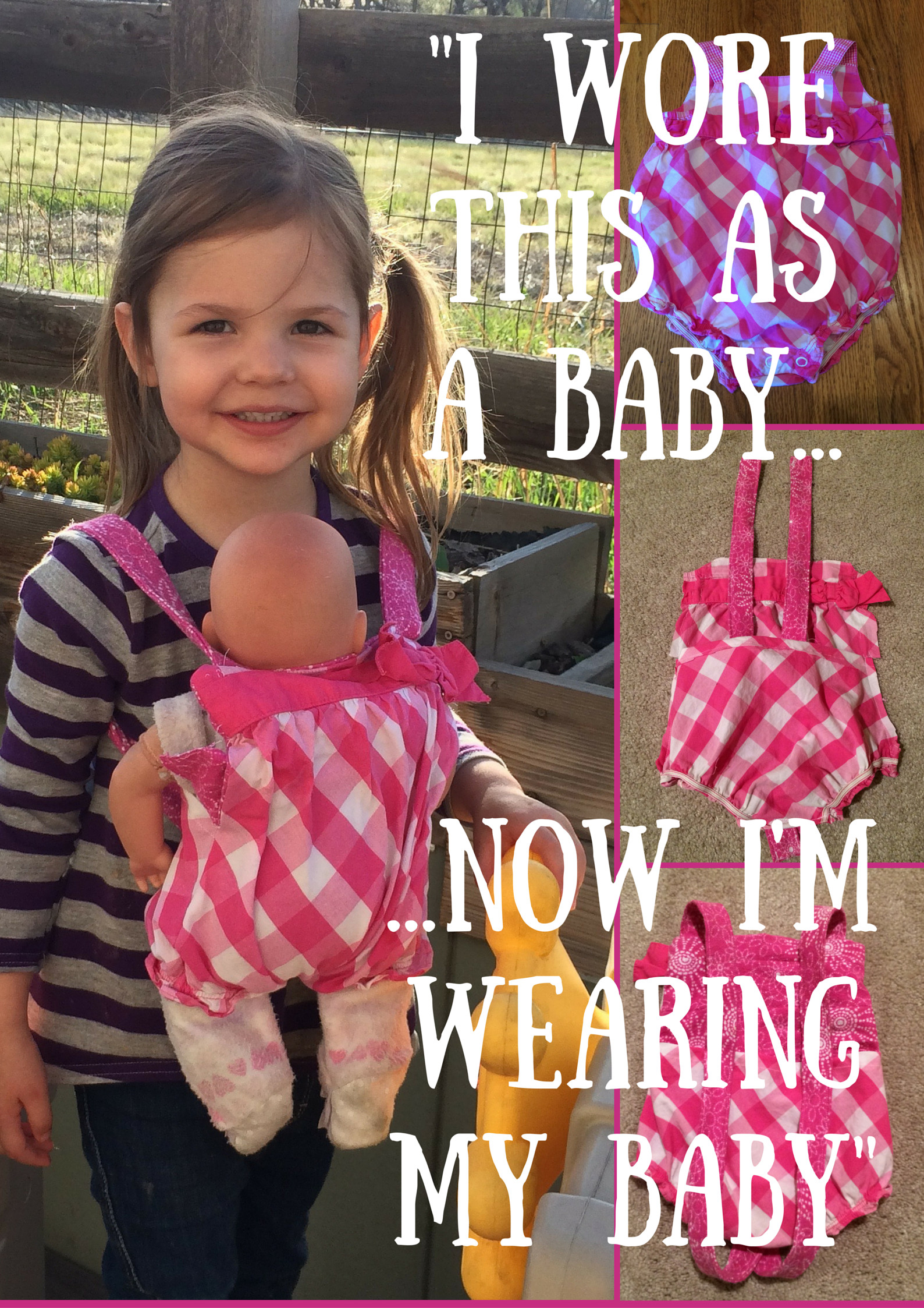 Best ideas about DIY Baby Doll Carrier
. Save or Pin DIY Baby Doll Carrier Tutorial From Baby Jumper to Baby Now.