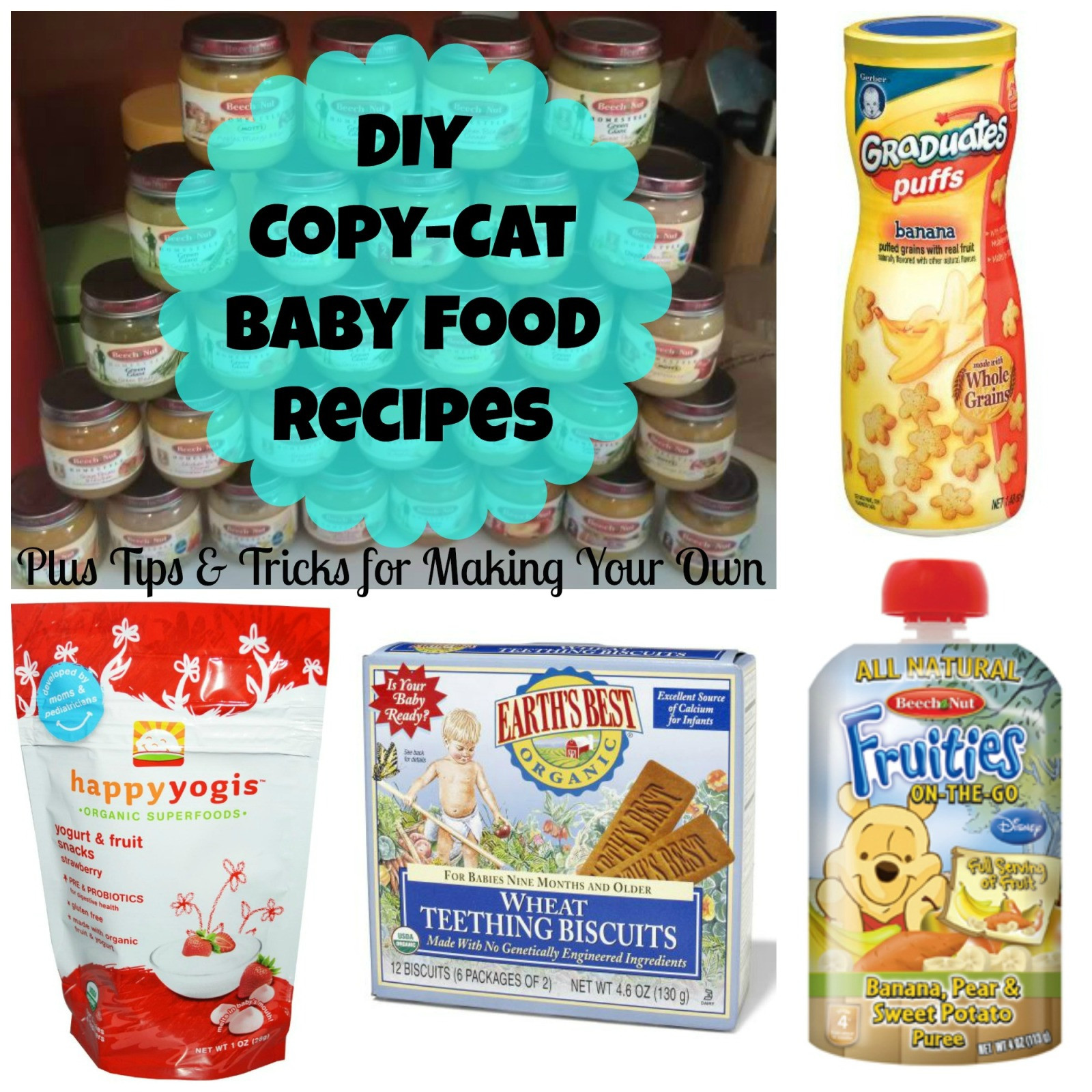 Best ideas about DIY Baby Food
. Save or Pin Nanny to Mommy DIY Copy Cat Baby Food Recipes Plus Tips Now.