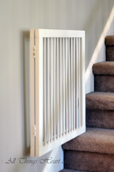 Best ideas about DIY Baby Gates For Stairs
. Save or Pin DIY Baby Gate for Stairs All Things Heart and Home Now.