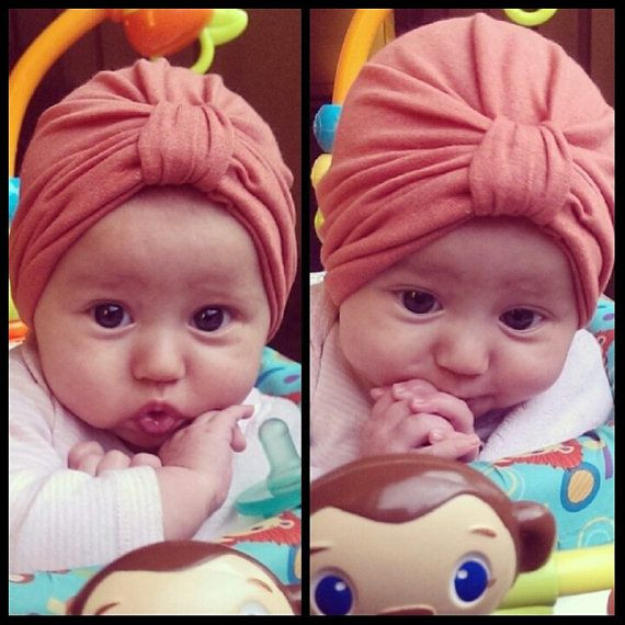 Best ideas about DIY Baby Hats
. Save or Pin Turban hat with knot jennafer Now.