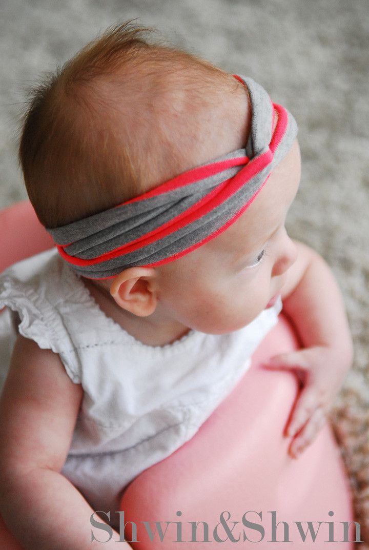 Best ideas about DIY Baby Headband
. Save or Pin Super Easy Peasy Baby Headband Shwin and Shwin Now.
