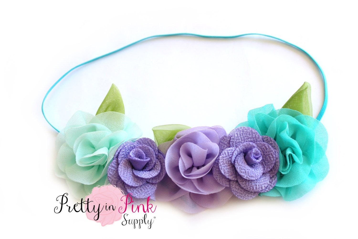 Best ideas about DIY Baby Headbands With Flowers
. Save or Pin DIY Aqua Lavender Baby Flower Crown Headband Kit 228 Baby Now.