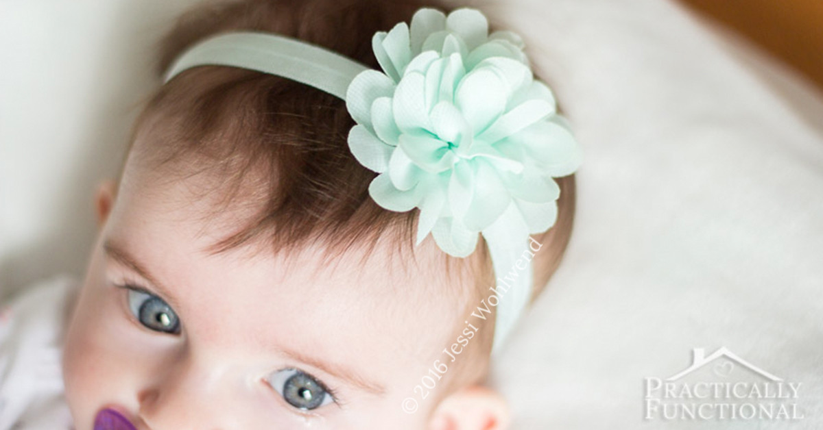 Best ideas about DIY Baby Headbands With Flowers
. Save or Pin How To Make DIY Baby Flower Headbands no sewing required Now.