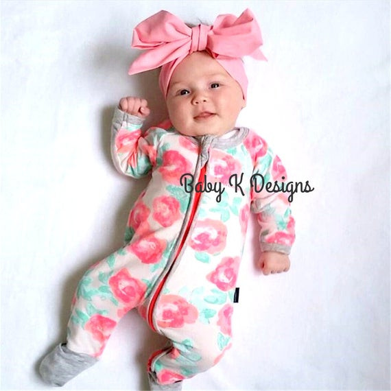 Best ideas about DIY Baby Headwrap
. Save or Pin Items similar to Newborn Head Wrap Pink Baby Headwrap Now.