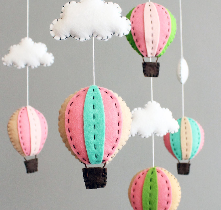 Best ideas about DIY Baby Mobile
. Save or Pin diy baby mobile kit make your own hot air balloon by Now.