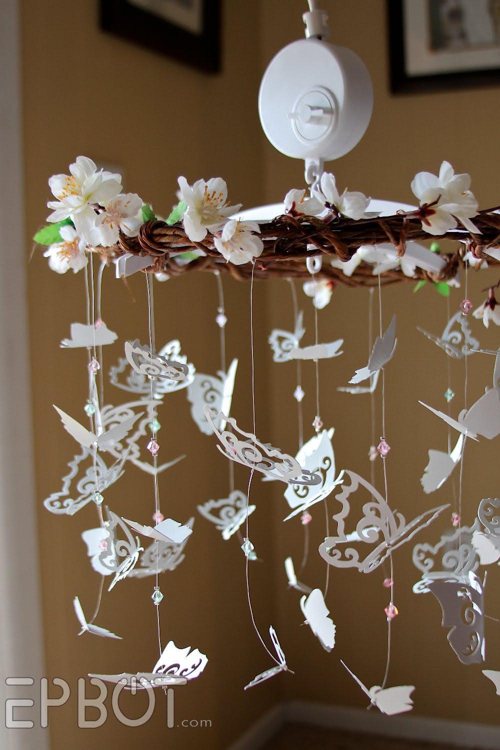 Best ideas about DIY Baby Mobile
. Save or Pin EPBOT Sweet DIY Butterfly Mobile Now.