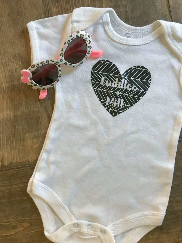 Best ideas about DIY Baby Onesies
. Save or Pin DIY Baby esies with the Cricut Hey Let s Make Stuff Now.