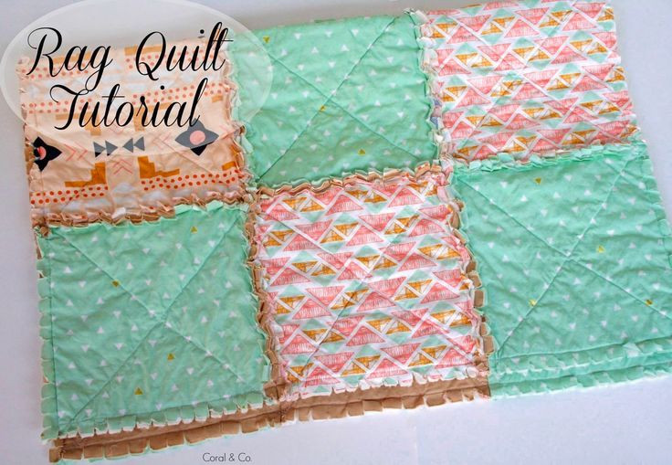 Best ideas about DIY Baby Quilt
. Save or Pin DIY Rag Quilt Tutorial with a Modern Touch Coral Co Now.
