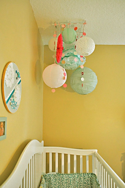 Best ideas about DIY Baby Room Decor
. Save or Pin DIY Paper Decor Chandelier for Baby Room Now.