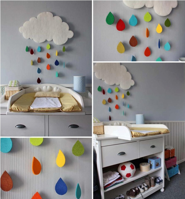 Best ideas about DIY Baby Room Decor
. Save or Pin DIY kids room decoration projects Cute rainy clouds or Now.