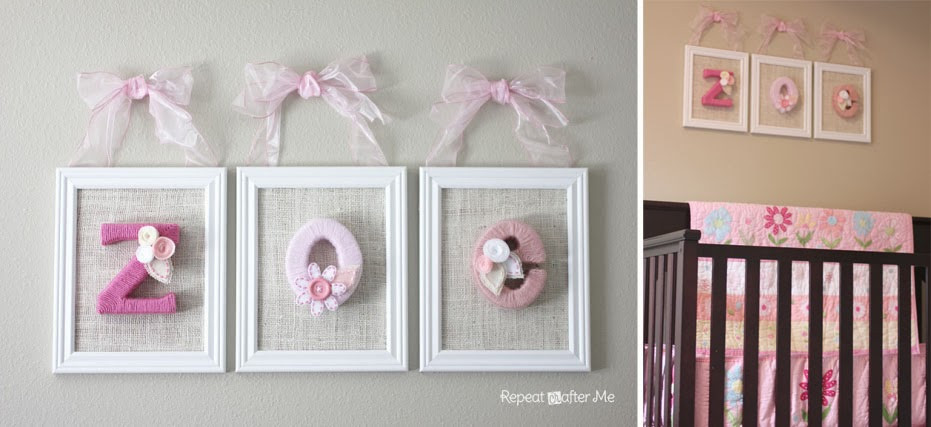 Best ideas about DIY Baby Rooms Ideas
. Save or Pin Baby Girl Nursery DIY decorating ideas Repeat Crafter Me Now.