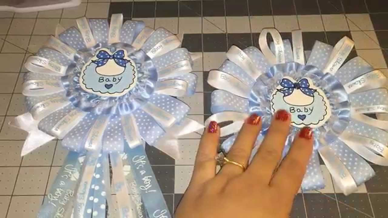 Best ideas about DIY Baby Shower Corsages
. Save or Pin Blue Baby Shower Corsage DIY Do it Yourself Now.